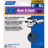 Norton 3X 6 in x 6 Hole Hook & Sand Discs