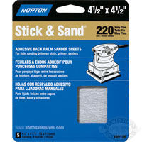 Norton MultiSand 4-1/2 in x 4-1/2 in Sheets