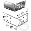 Dock Hardware Galvanized Outside Corner Female