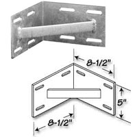 Dock Hardware Galvanized Inside Corner