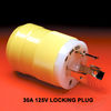 Marinco 30A Locking Male Plug and Cover