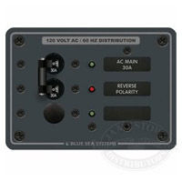 Blue Sea Systems AC Main & 1 Position Panel