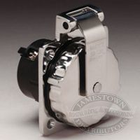 Marinco 6371EL 50 Amp Stainless Locking Power Inlet