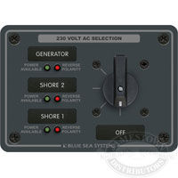 Blue Sea Systems AC Rotary Switch Panel