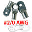 Ancor Marine Grade 2/0 AWG Battery Cable Lugs