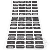 Blue Sea Systems DC Panel Label Set