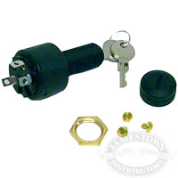 3 Position Off-Run-Start Ignition Switch