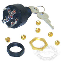 Mercury/Mariner Ignition Switch 3 Position Magneto - Off-Run-Start