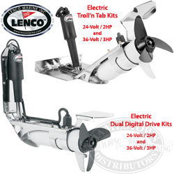 Lenco Electric Propulsion &amp; Trolling System Drive Units are available 