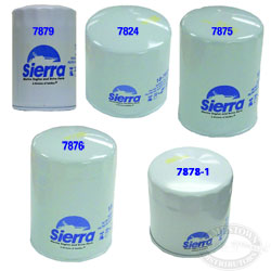 Sierra Oil Filters for Gas I/O and Inboard Engines