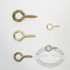 Brass Screw Eyes