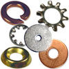 flat and lock washer, stainless steel, bronze and copper washers