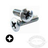 8-32 Chrome Stainless Steel Pan Head Phillips Machine Screws