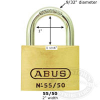 Abus Padlock, economy series