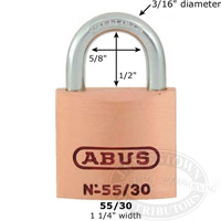 Abus Solid Brass Padlock