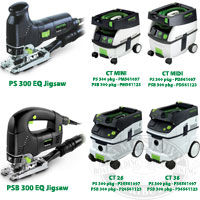Festool Trion Pendulum Jigsaws + CT Vacuum Packages
