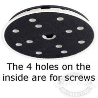 Festool 5 inch StickFix Sanding Pads for ETS 125 random orbital sander
