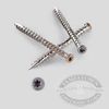 Composite Painted Trim Head Screws - Gray