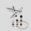 Painted Finishing Head Deck Screws - White
