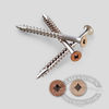 Square Drive Painted Bugle Head Screws - Ipe & Tan