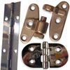 marine and cabinet hinges, door and strap hinges