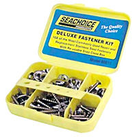 Deluxe Fastener Kit, stainless steel screw, nut and washer kit