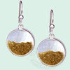 Individual Icons Diamond Dust French Wire Earrings