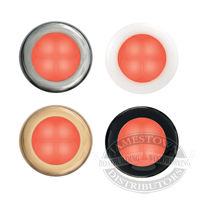 Hella Red Slim Line Round LED Courtesy Lamps