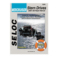 Mercruiser Stern Drive Engine Repair Manuals by Seloc Marine