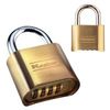 Master Lock 2 inch Brass Combination Padlock