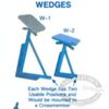 Brownell Galvanized Wedge Powerboat Stands