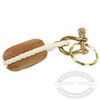 Teak Block Key Chain