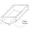 V-shaped Holding Tank