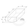 V-shaped Holding Tank