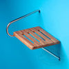 Teak Swim Platform with Ladder for Boats with Outboards