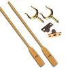 boat oars, oarlocks, paddles, and oar lock supplies