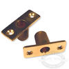 Bronze Top Mount Oarlock Sockets