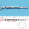Suncor Chrome Bronze Body Turnbuckle SS Toggle & Swage