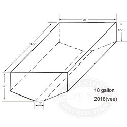 V-shaped Holding Tank