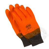 Boss Fluorescent Orange Foam Lined PVC Gloves are also known as lobster gloves