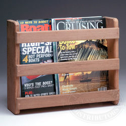 Teak Magazine Rack