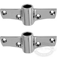 Perko Side Plate Oarlock Sockets, perko oarlock socket plate, zinc oarlock plate