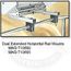 Magma Extended Dual Round Rail Mounts