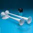 White Dual Trumpet Air Horns
