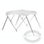 Carver Industries White Vinyl Bimini Tops - 54in High