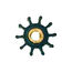 10 Blade Impellers by Jabsco for marine engine water pumps and boat bilge pumps