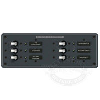 Blue Sea Systems DC Branch 6 Position Circuit Breaker Panel