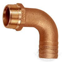 Perko Bronze 90 Degree Pipe to Hose Adapter