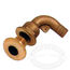 Conbraco 90 Degree Bronze Thru-Hull w/ Hose Fitting