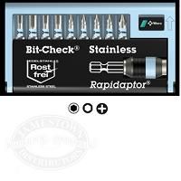 Wera BC 11/9 Stainless Bit Check Set
